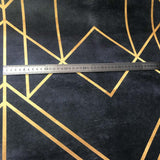 Black & Gold Geometric Wallpaper